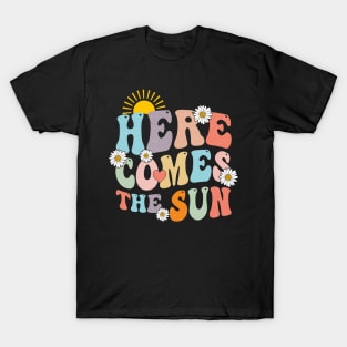 Here Comes The Sun Summer Vacation Beach Family Matching T-Shirt